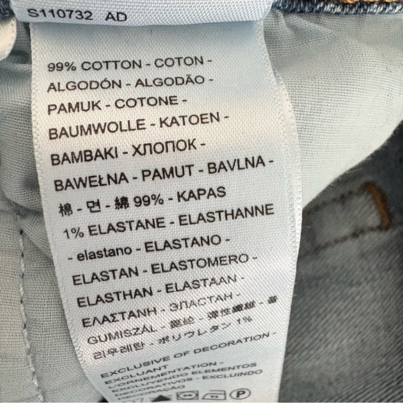 Levi’s Premium Wedgie Straight Ankle Jeans High Rise Button Fly Vintage Blue 28 - Picture 12 of 16